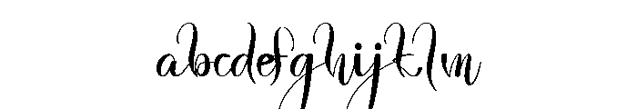 October Calligraphy FONT