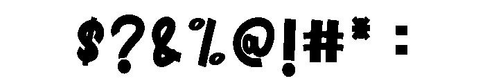 October Culture Font OTHER CHARS