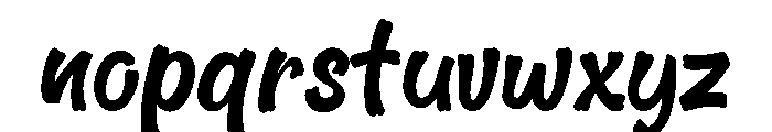 October Spooklet Font LOWERCASE