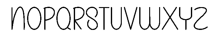 October Summer Font UPPERCASE