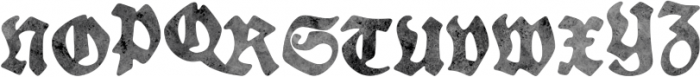 OCD-Gothic SVG otf (400) Font UPPERCASE