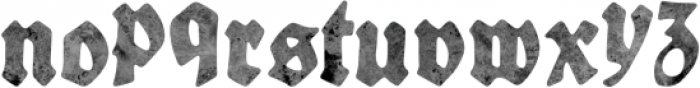 OCD-Gothic SVG otf (400) Font LOWERCASE