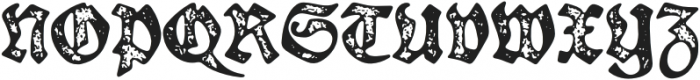 OCD-Gothic Stamp otf (400) Font UPPERCASE