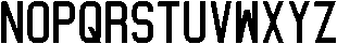 OCD Narrow Regular otf (400) Font LOWERCASE