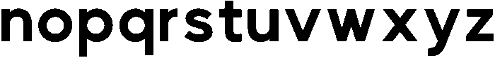 OCTOBER Regular otf (400) Font LOWERCASE