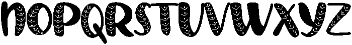 OCTOBER Regular otf (400) Font UPPERCASE