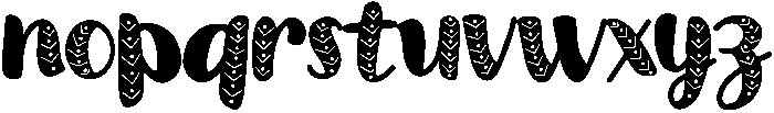 OCTOBER Regular otf (400) Font LOWERCASE