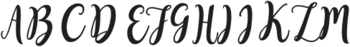 Occasionally Regular otf (400) Font UPPERCASE