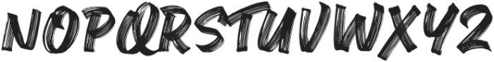 Ocean Brush Texture otf (400) Font UPPERCASE