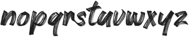 Ocean Brush Texture otf (400) Font LOWERCASE