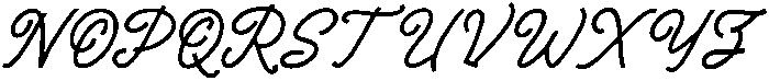 Ocean Charm Script otf (400) Font UPPERCASE