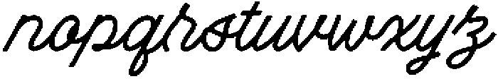 Ocean Charm Script otf (400) Font LOWERCASE