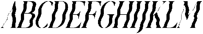 Ocean Fluid Italic otf (400) Font UPPERCASE