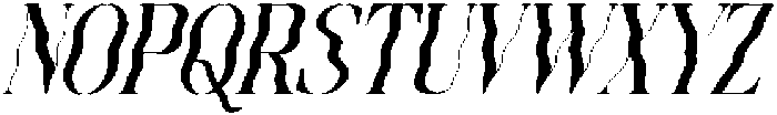 Ocean Fluid Italic otf (400) Font UPPERCASE