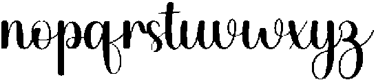 Ocean Regular otf (400) Font LOWERCASE