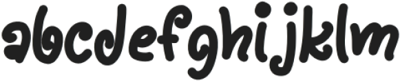 Ocean beach Regular otf (400) Font LOWERCASE