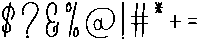 Oceanblue Regular otf (400) Font OTHER CHARS