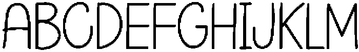 Oceanblue Regular otf (400) Font UPPERCASE