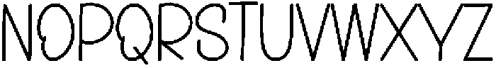 Oceanblue Regular otf (400) Font LOWERCASE