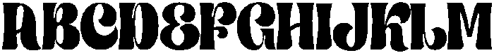 Oceania Regular otf (400) Font UPPERCASE
