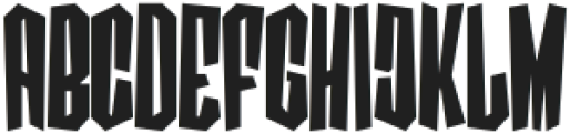 Ochida Regular otf (400) Font UPPERCASE