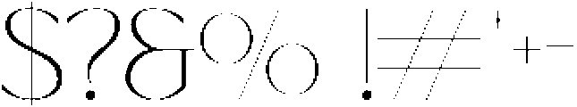 Ochra-Thin otf (100) Font OTHER CHARS