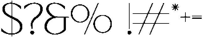 Ochra otf (400) Font OTHER CHARS