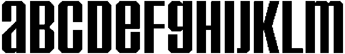 Octacore Regular otf (400) Font UPPERCASE