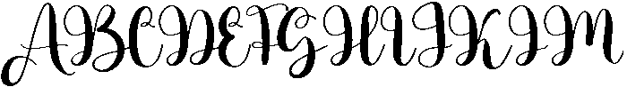 October Regular otf (400) Font UPPERCASE
