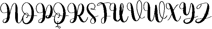October Regular otf (400) Font UPPERCASE