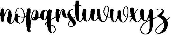 October Regular otf (400) Font LOWERCASE