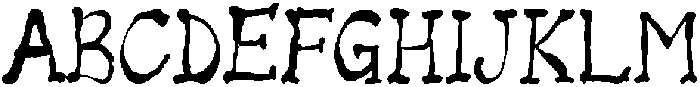 OctoberMarket Regular otf (400) Font UPPERCASE