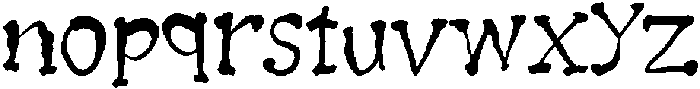 OctoberMarket Regular otf (400) Font LOWERCASE