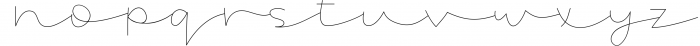 Ocean - Handwritten Script Font Font LOWERCASE