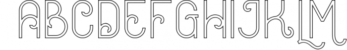 Oceania Display Font Font LOWERCASE