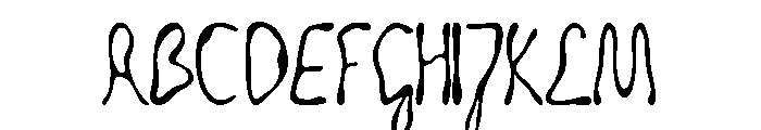 Occult TechniqueRegular Font UPPERCASE
