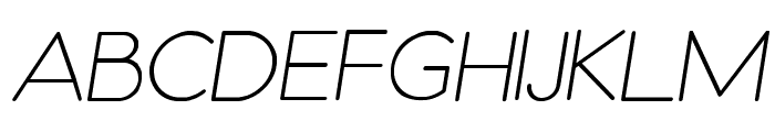 Occupied Italic Font UPPERCASE