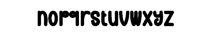 Ocean Beach Font LOWERCASE