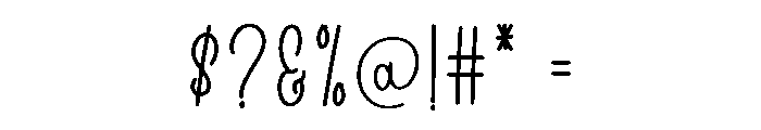 Ocean2 Font OTHER CHARS