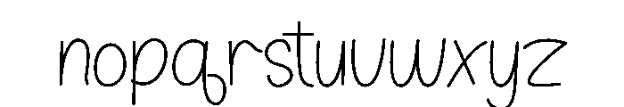 Ocean2 Font LOWERCASE