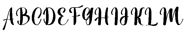 Oceangraphy Font UPPERCASE