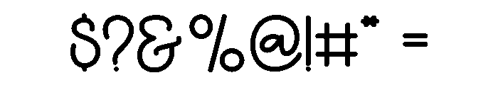 Oceanographic Font OTHER CHARS