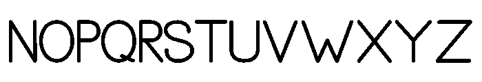 Oceanographic Font UPPERCASE