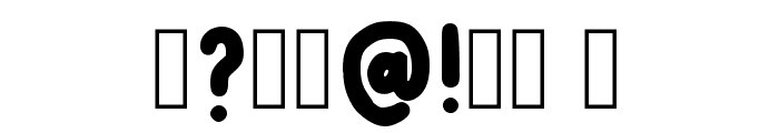 Ochi Regular Font OTHER CHARS