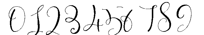 Ochre Script Font OTHER CHARS