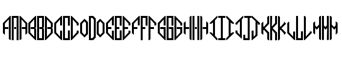 Octagon Monogram Alphabet FONT