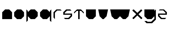 Octagon Font LOWERCASE