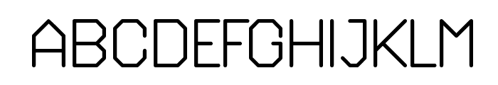 Octagonal Bold Font UPPERCASE