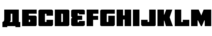 October Guard Expanded Font LOWERCASE