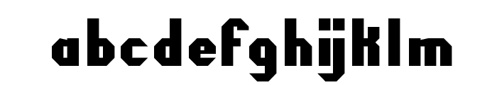 Octogone Tryout Font LOWERCASE